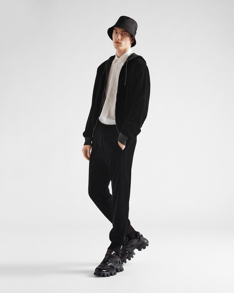 Prada Velvet pants outlook
