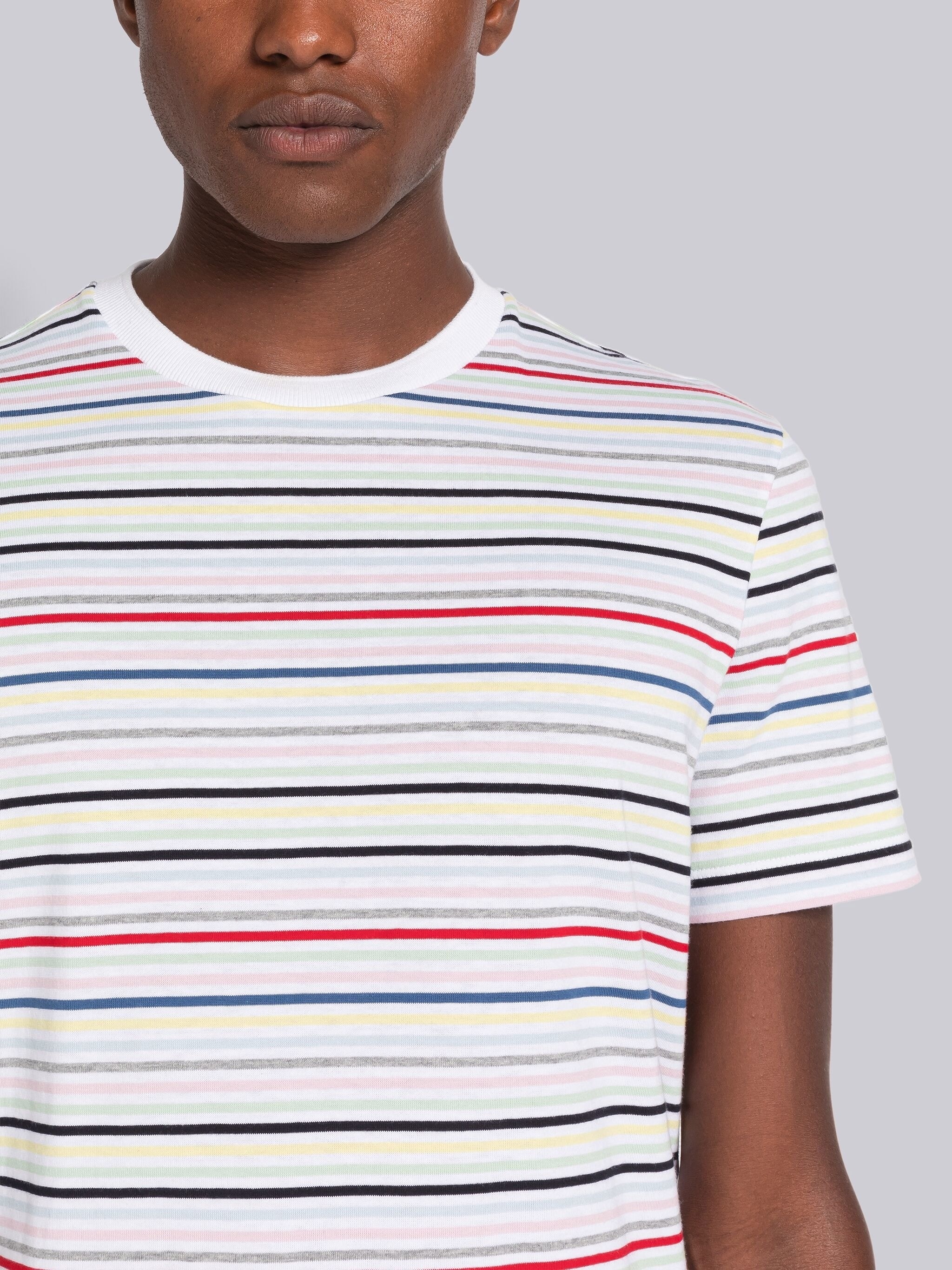 Midweight Jersey Stripe Short Sleeve Tee - 5
