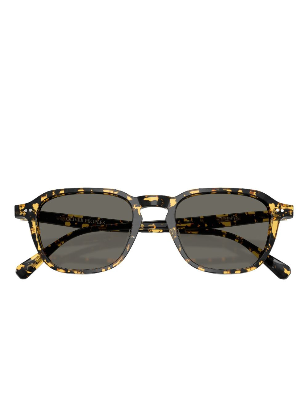 tortoiseshell square-frame sunglasses - 5