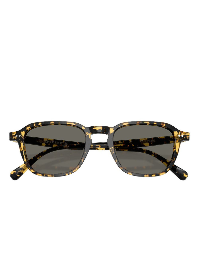 tortoiseshell square-frame sunglasses 5