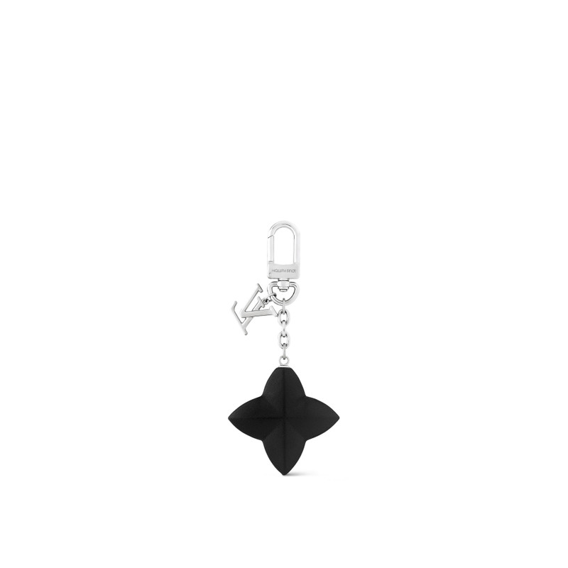 Louis Vuitton Leather Flower Key Chain outlook