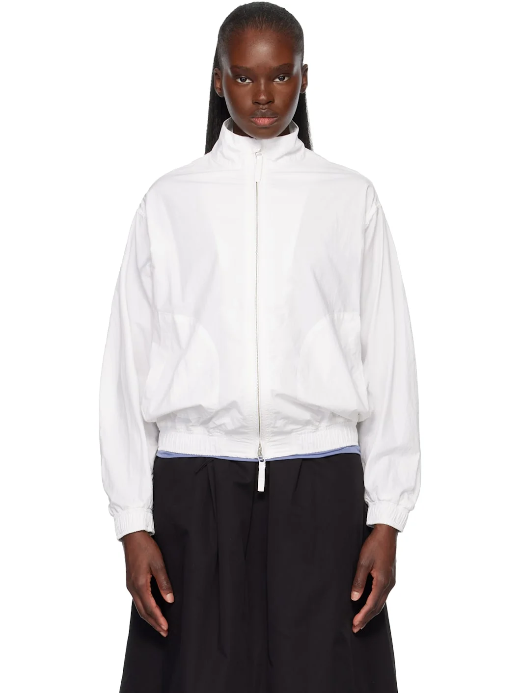 White Panny Harrington Jacket - 1