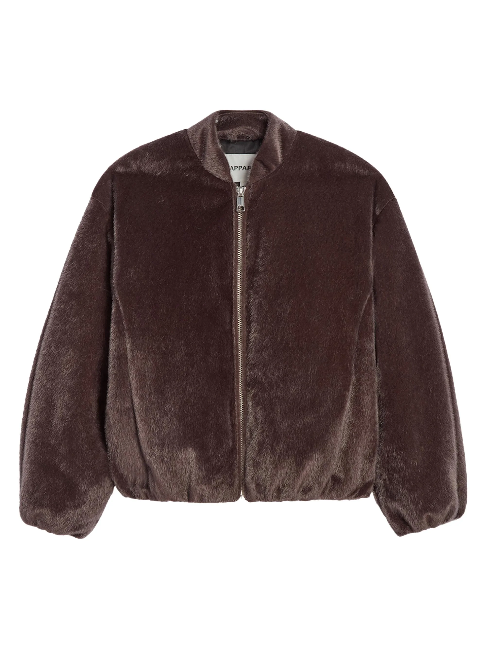 Women's Maris Faux Fur Bomber Jacket - Umber - 1
