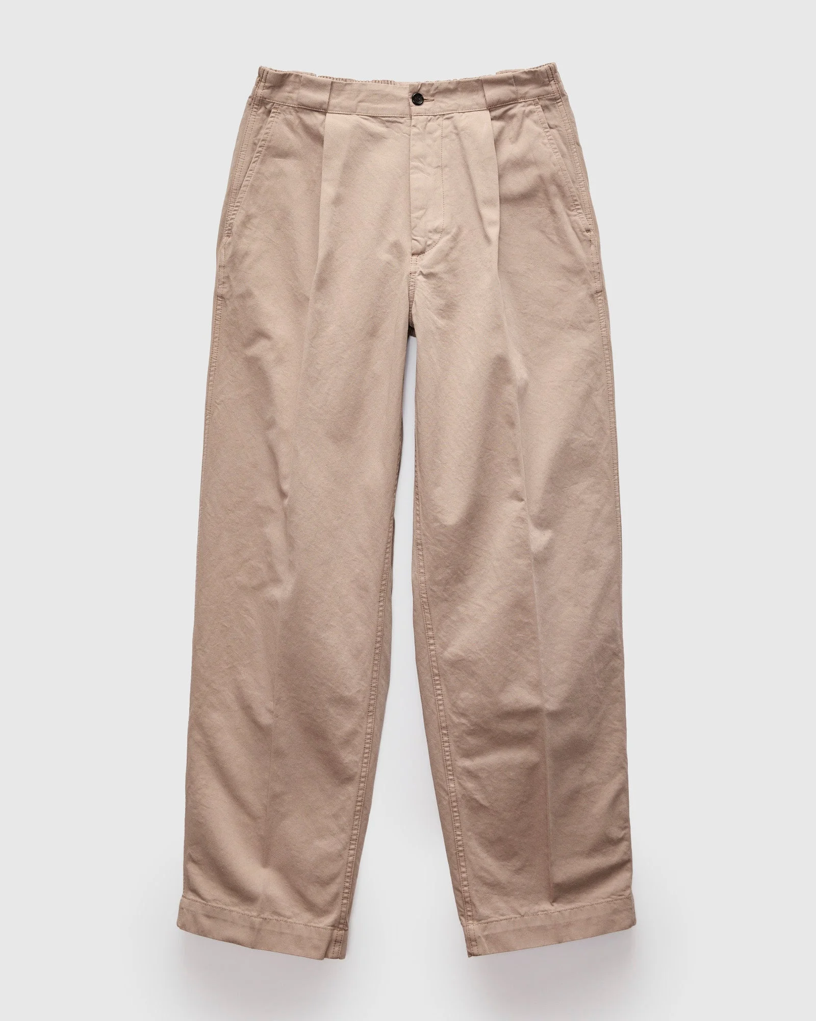 Harbor Twill Cotton Pant in Moon Rock - 1