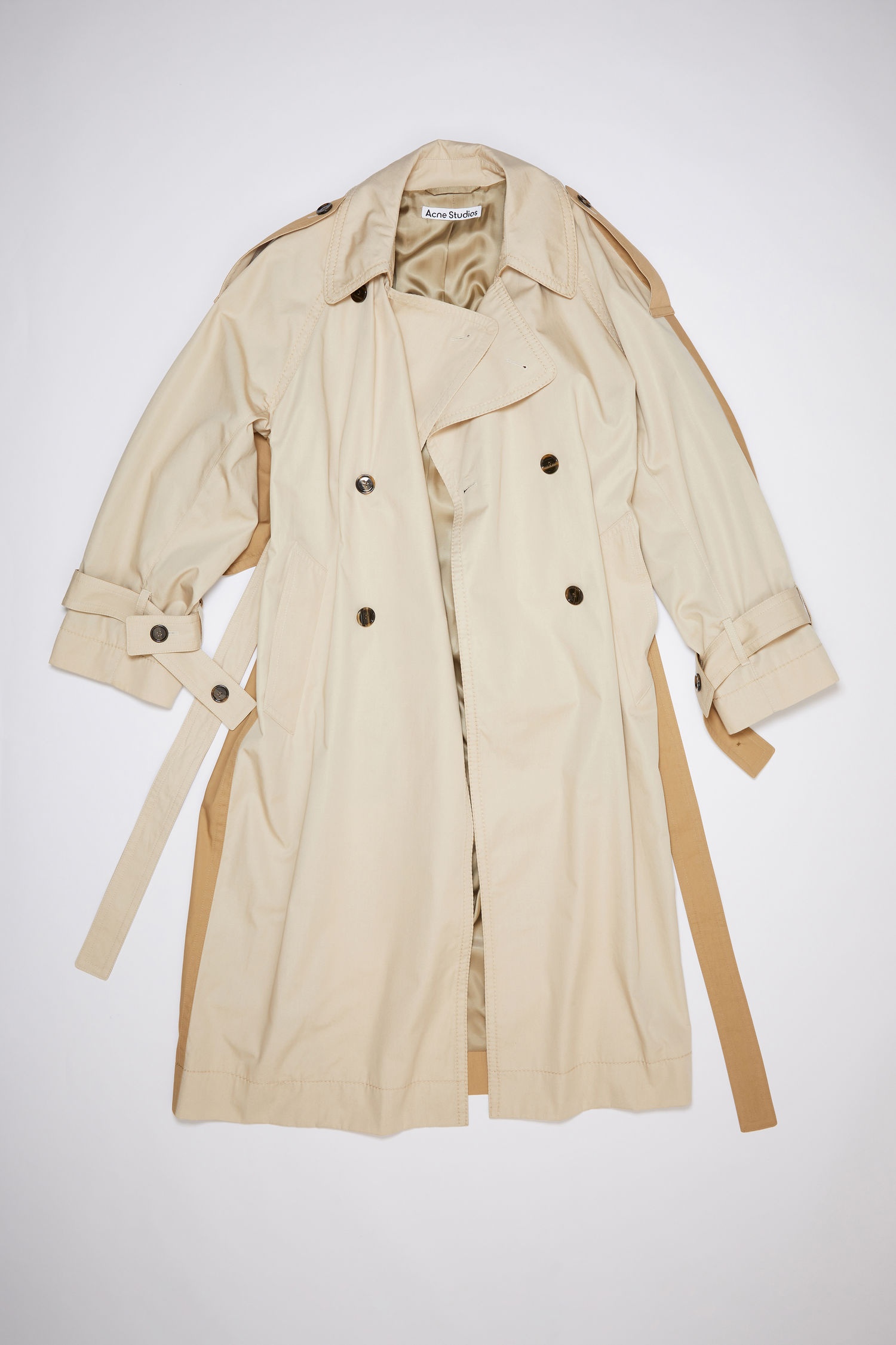 Cotton trench coat - Beige - 1