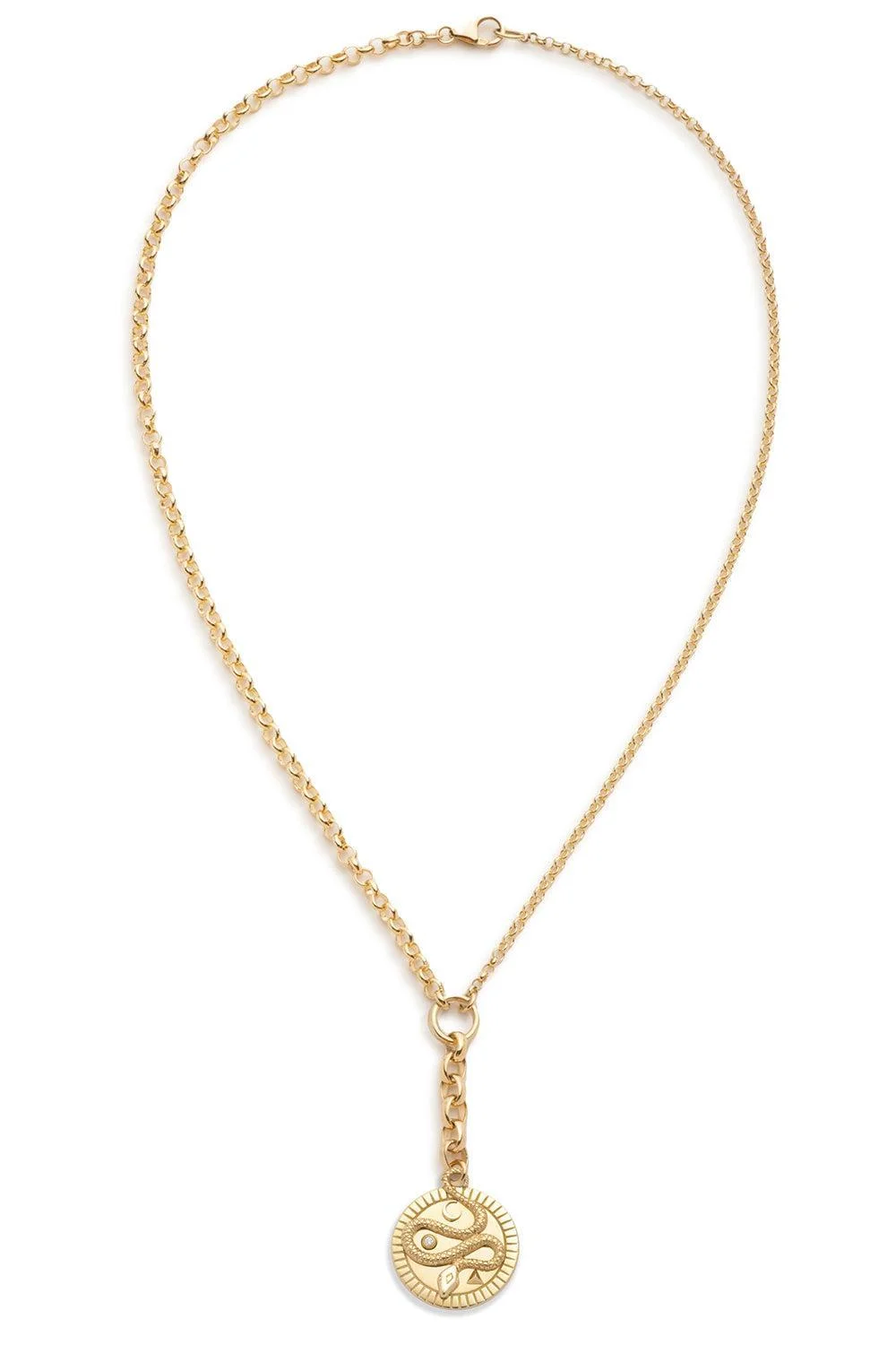 Wholeness - Medium Mixed Belcher Extension Chain Necklace - 1