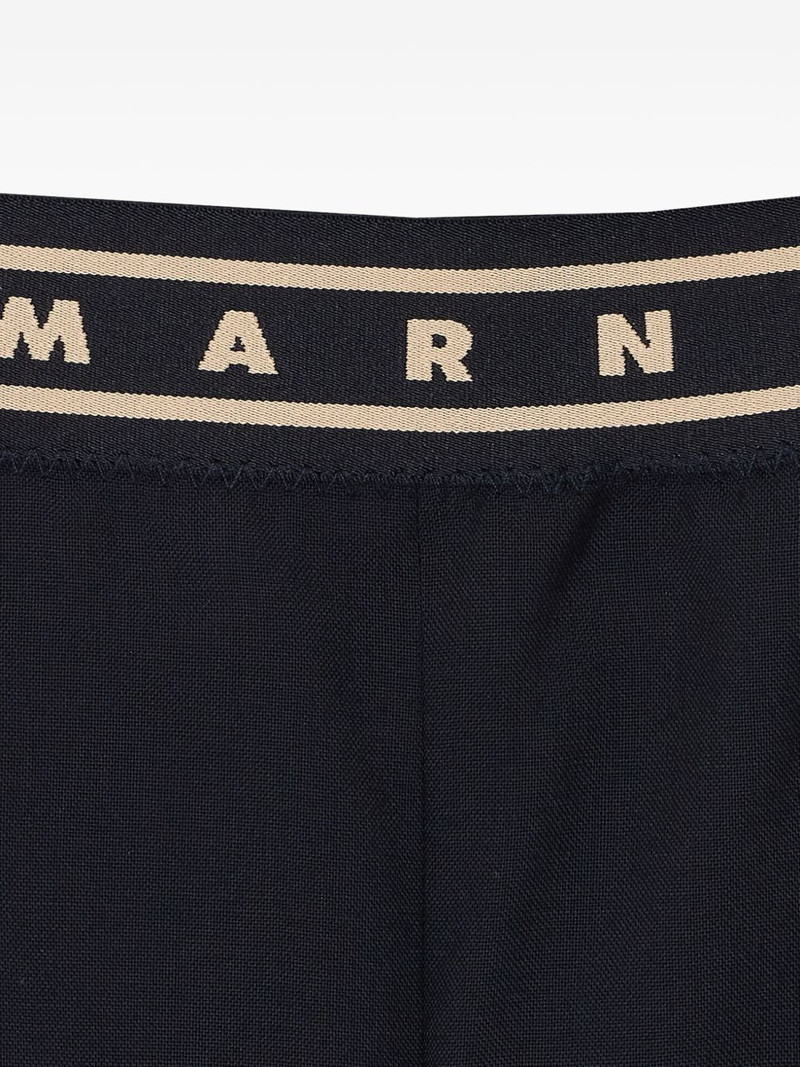 elasticated logo-band trousers 3