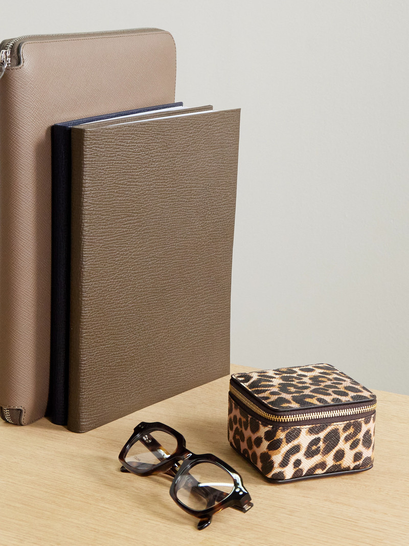 Smythson Portobello Ludlow Textured-leather Notebook outlook