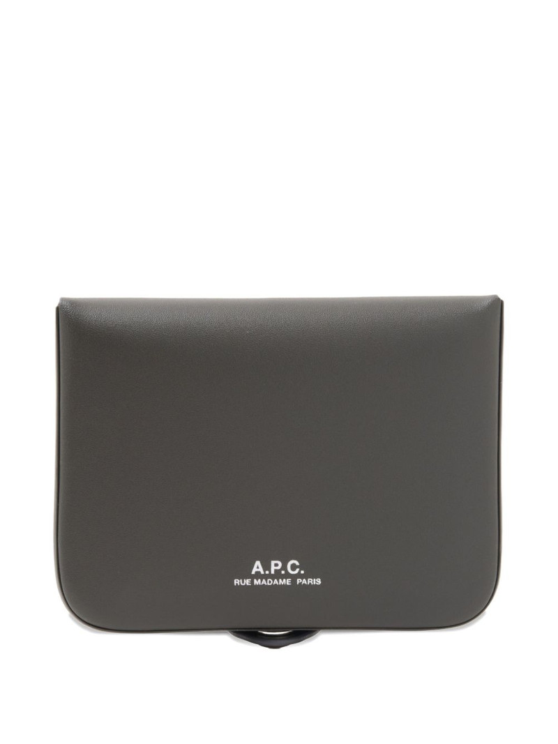 A.P.C. leather coin purse outlook