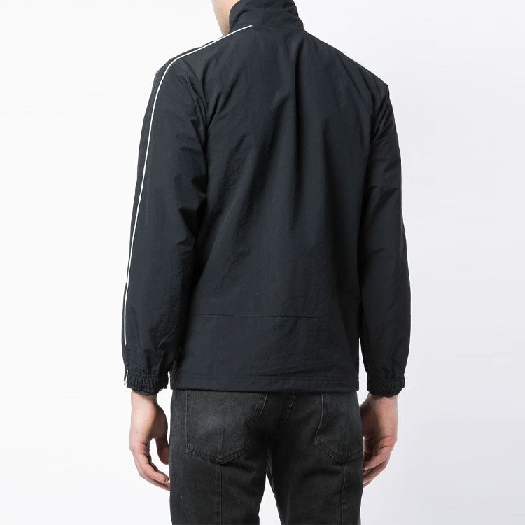 Off-White Solid Color Stand Collar Zipper Jacket Slim Fit Version Black OMBD010R19C010211000 - 4