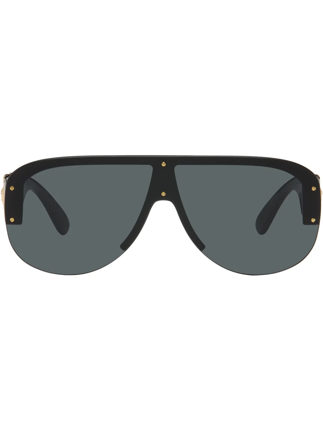 Black Medusa Biggie Pilot Sunglasses - 1