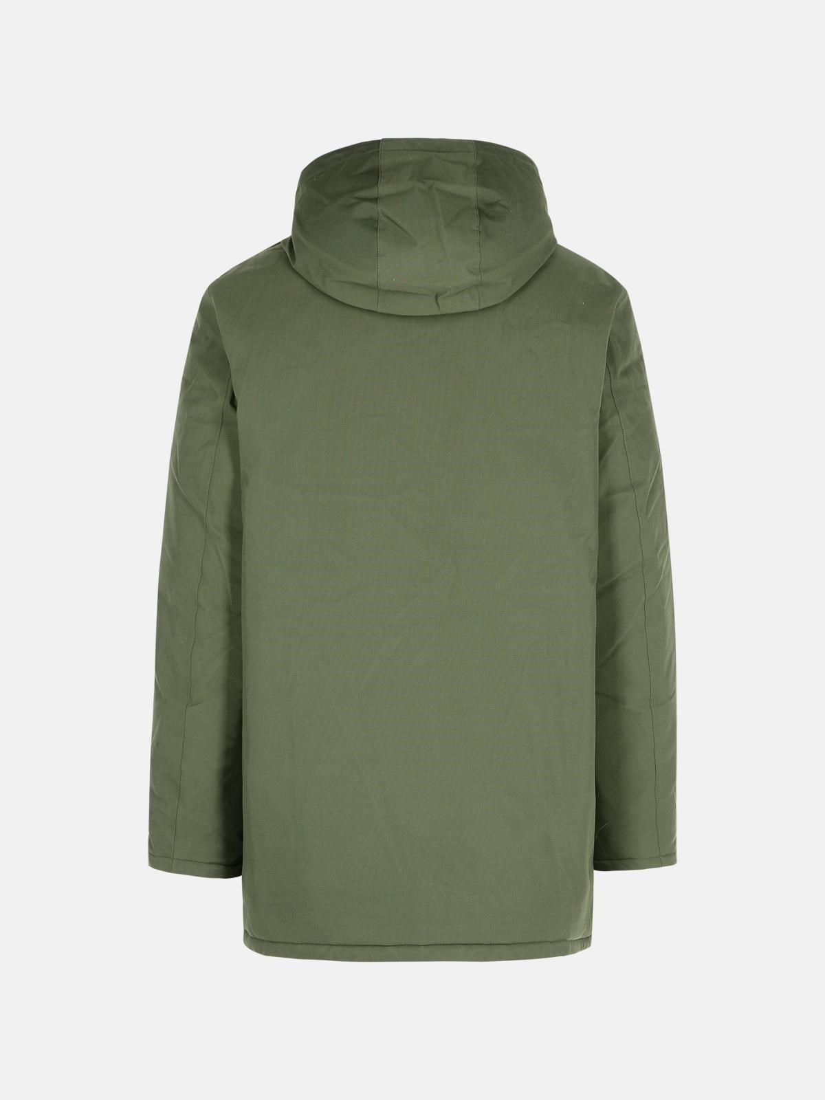 'WINTER BEAUFORT' GREEN COTTON BLEND PARKA - 3