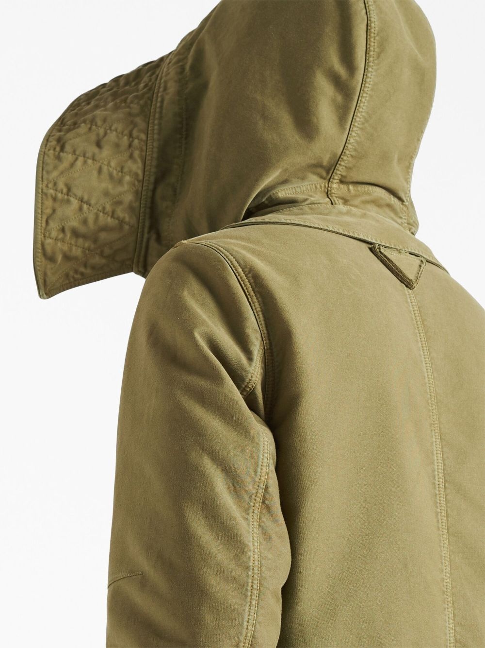 hooded long parka - 5
