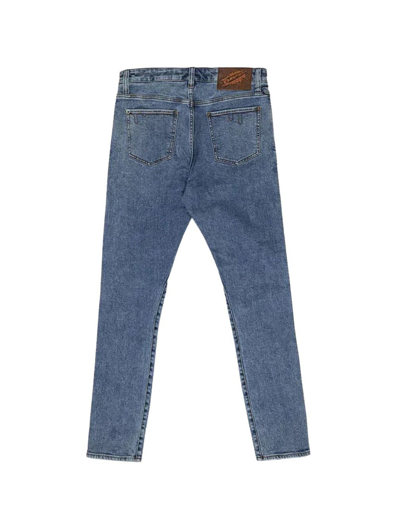 ICECREAM neon-graphic jeans outlook