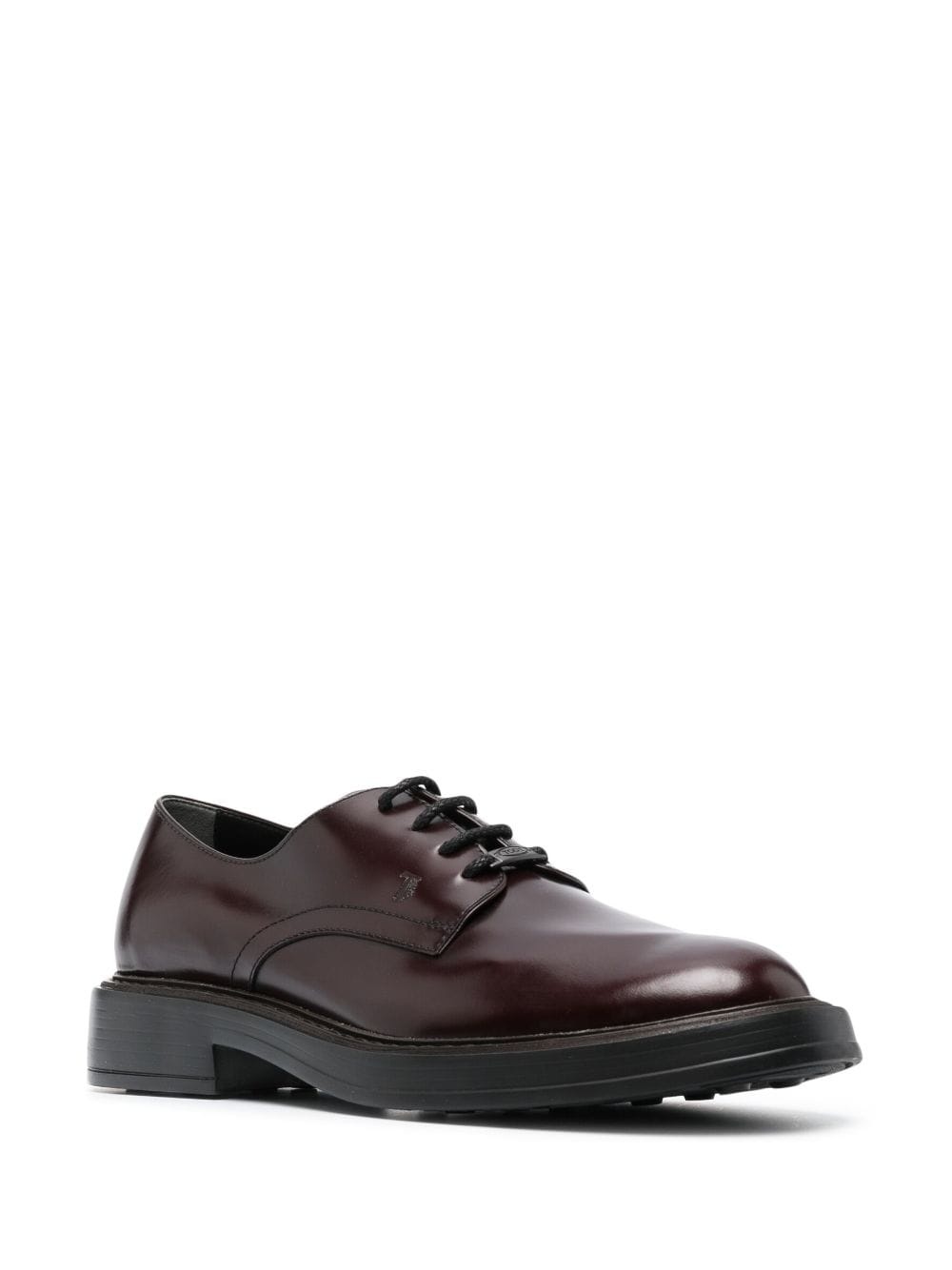 round-toe lace-up shoes - 2