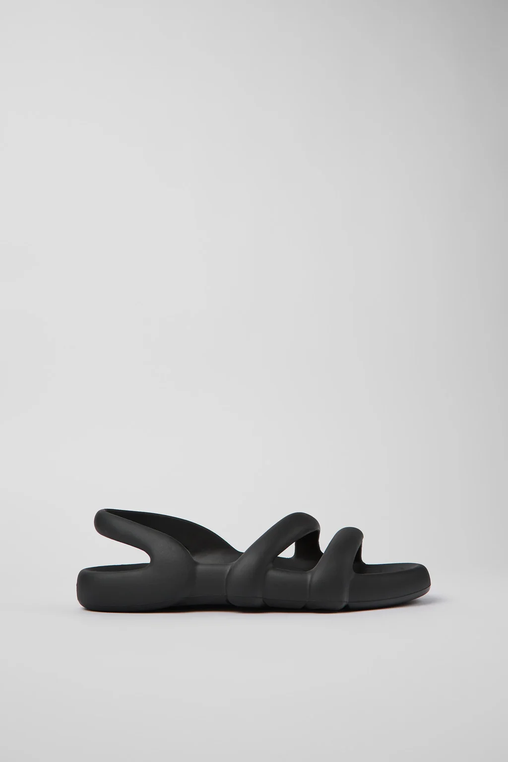 Black Synthetic Sandals for Men. - 1