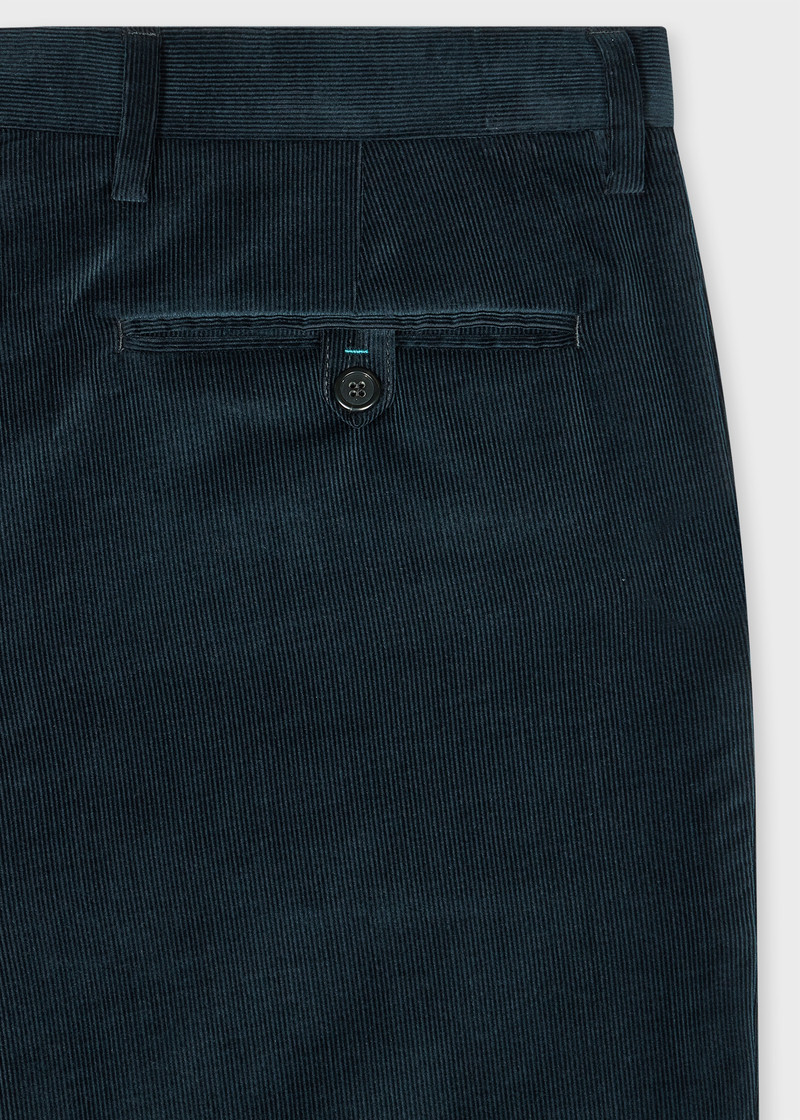 Paul Smith Navy Cotton Corduroy Trousers outlook