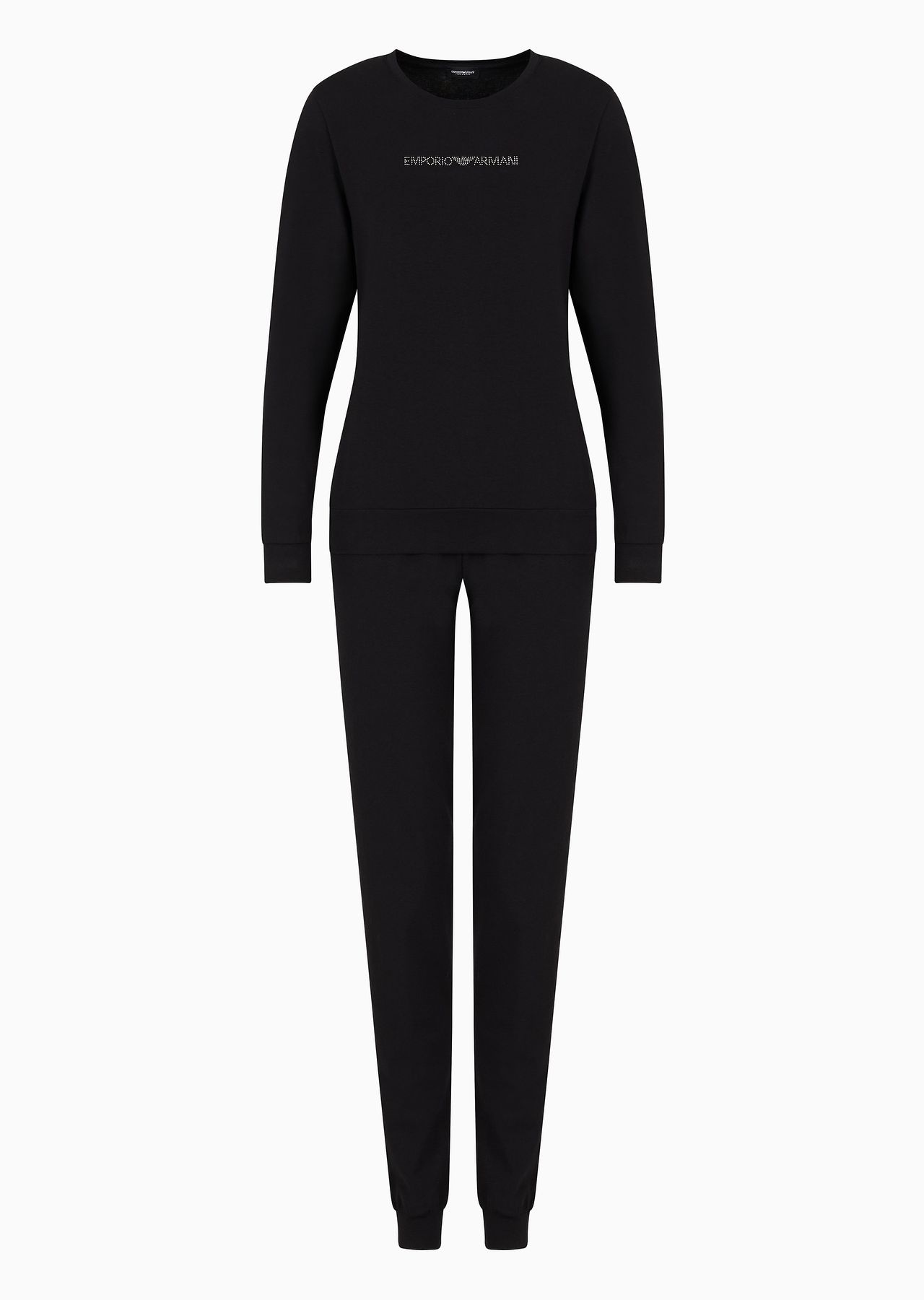 ASV Essential logo studs organic-cotton pyjamas - 1