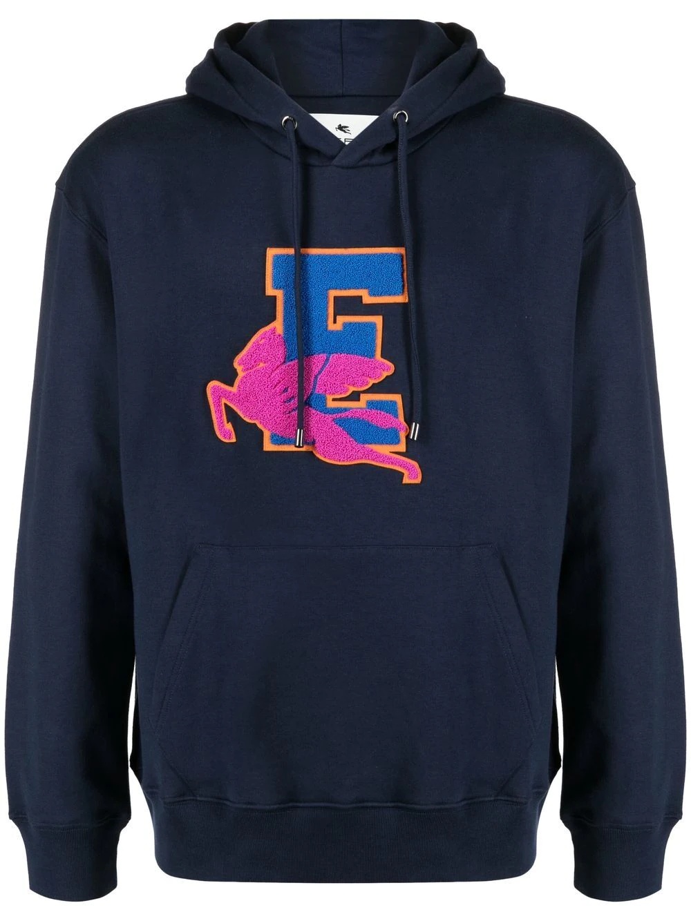 logo print hoodie - 2