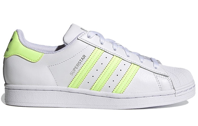 (WMNS) adidas Superstar 'White Hi-Res Yellow' FX6090 - 2