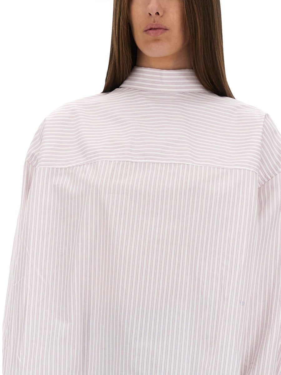 Victoria Beckham Women Blouse With Knotted Collar - 4
