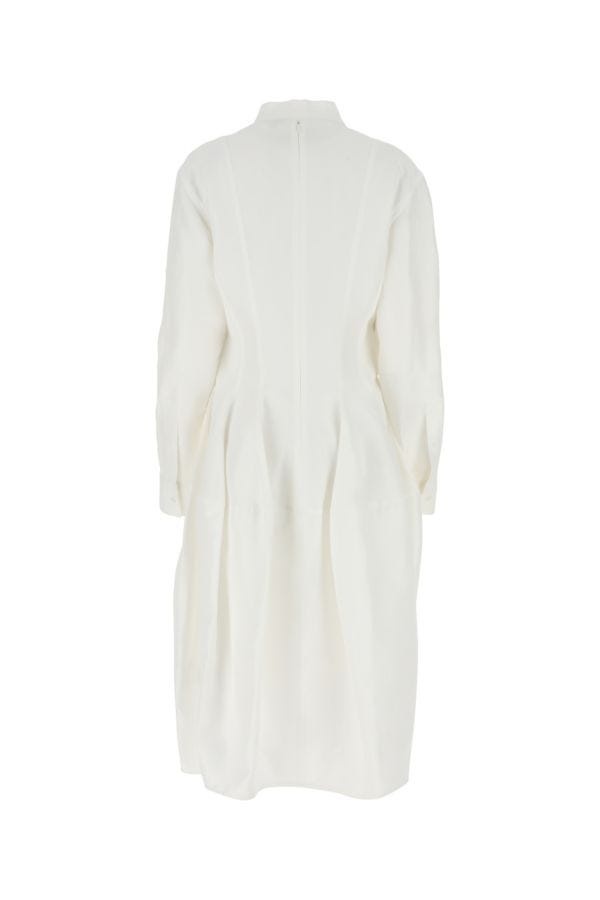 ワンピース BOTTEGA VENETA White viscose blend dress (725506V2LB0 9071) Bottega Veneta Bottega Veneta Woman White Viscose Blend