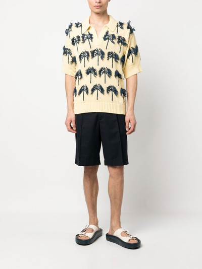 Jil Sander palm-tree polo shirts outlook