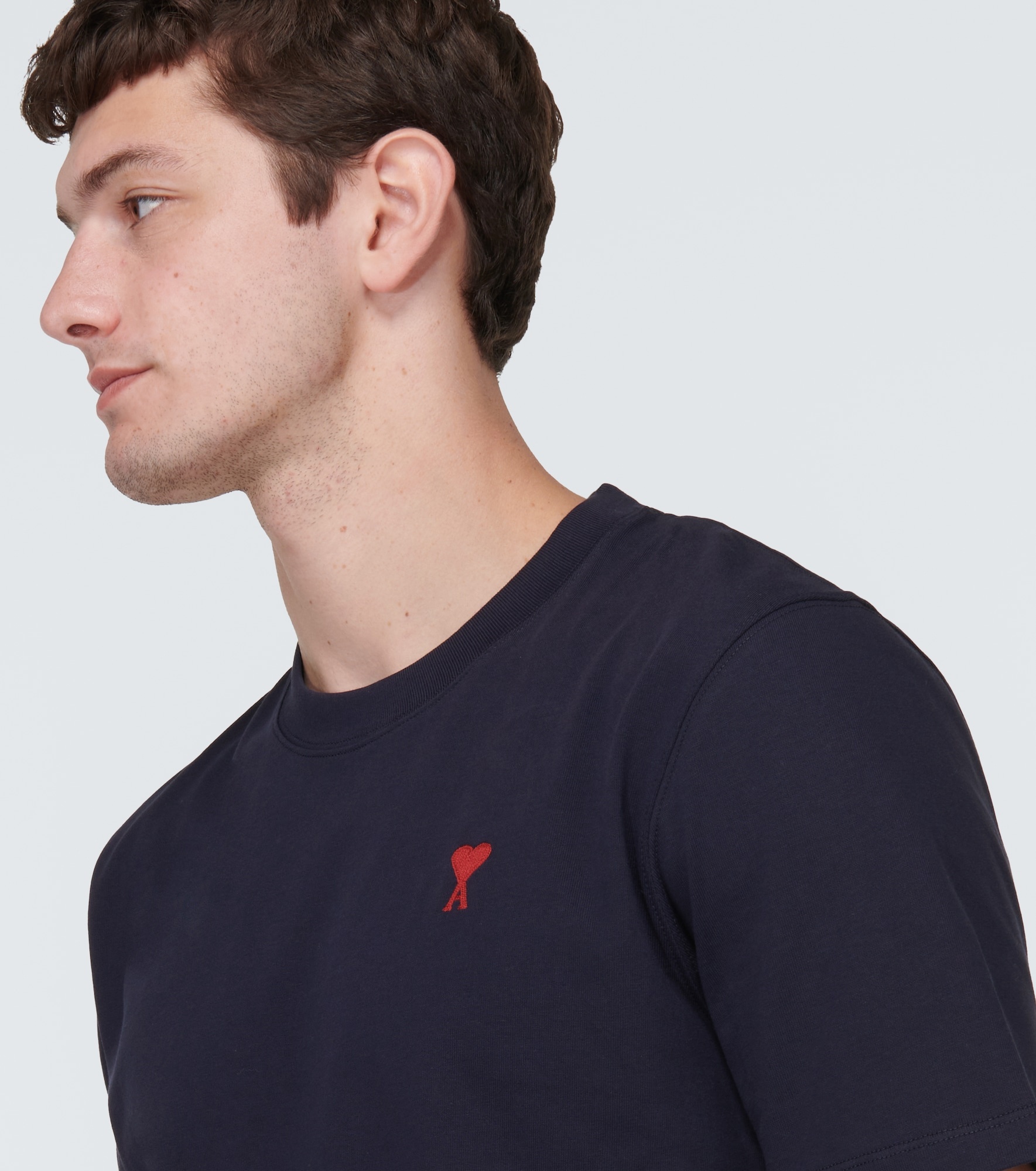 Ami de Cœur cotton jersey T-shirt - 5