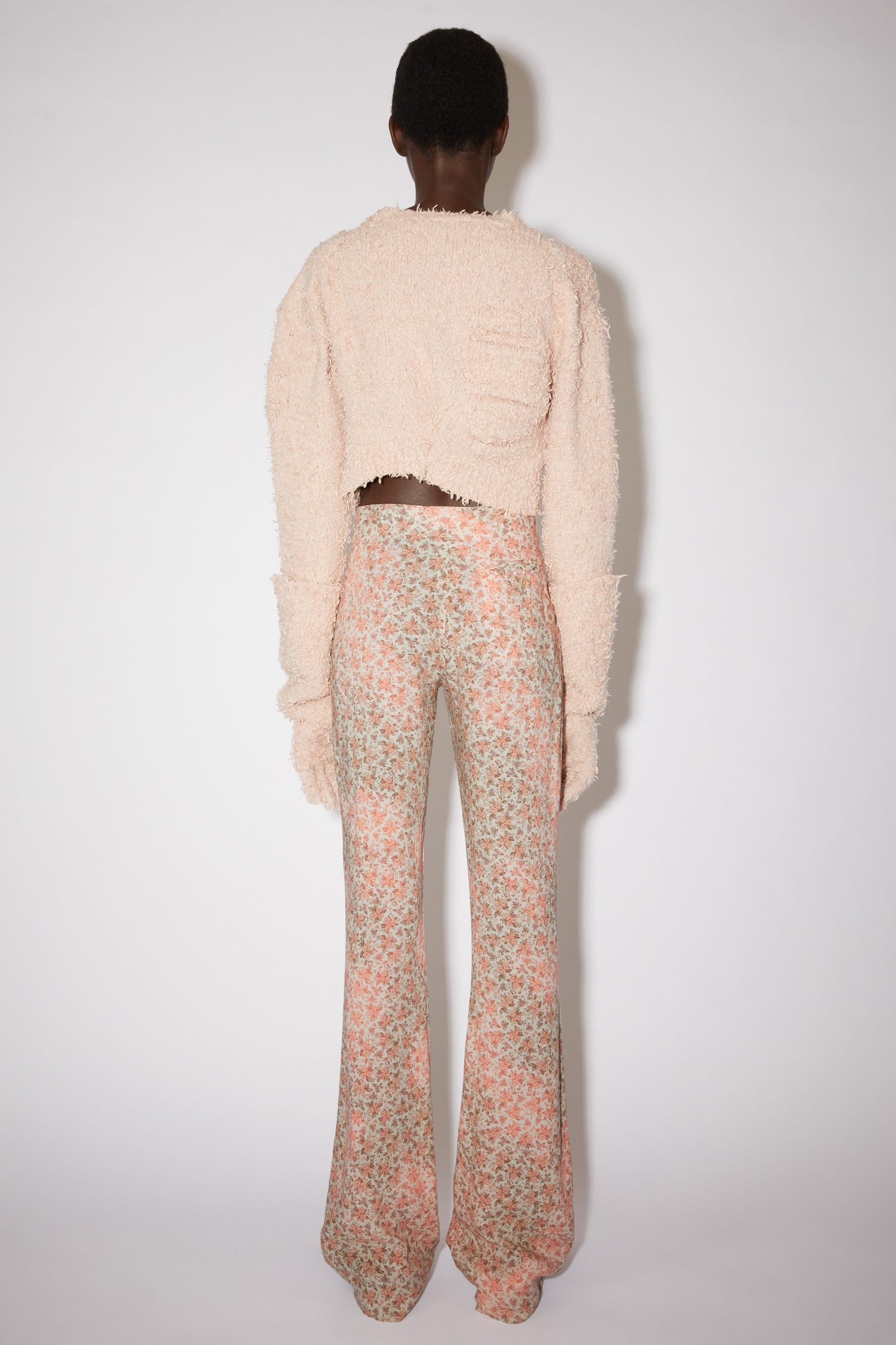 Casual trousers - Beige/Red - 3