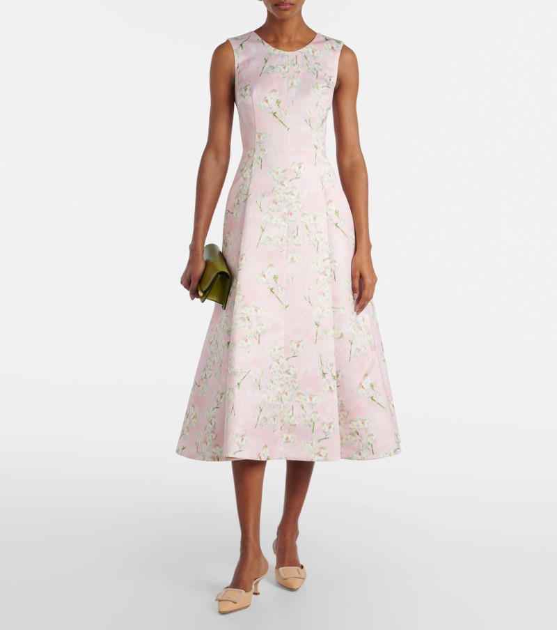 EMILIA WICKSTEAD Maribelle floral cocktail dress outlook