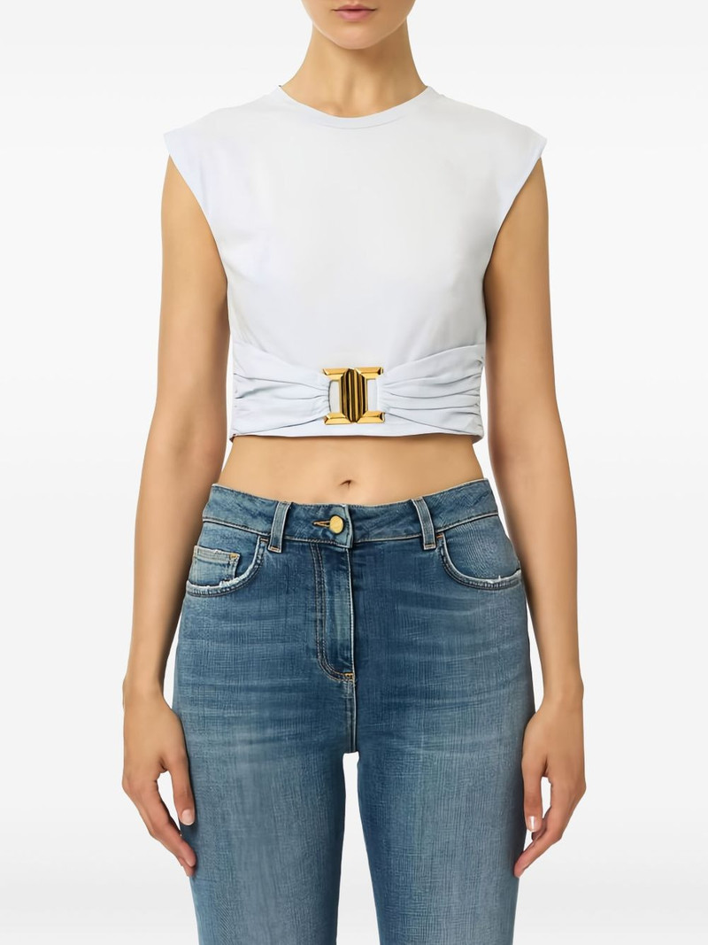 ELISABETTA FRANCHI logo cotton jersey T-shirt outlook
