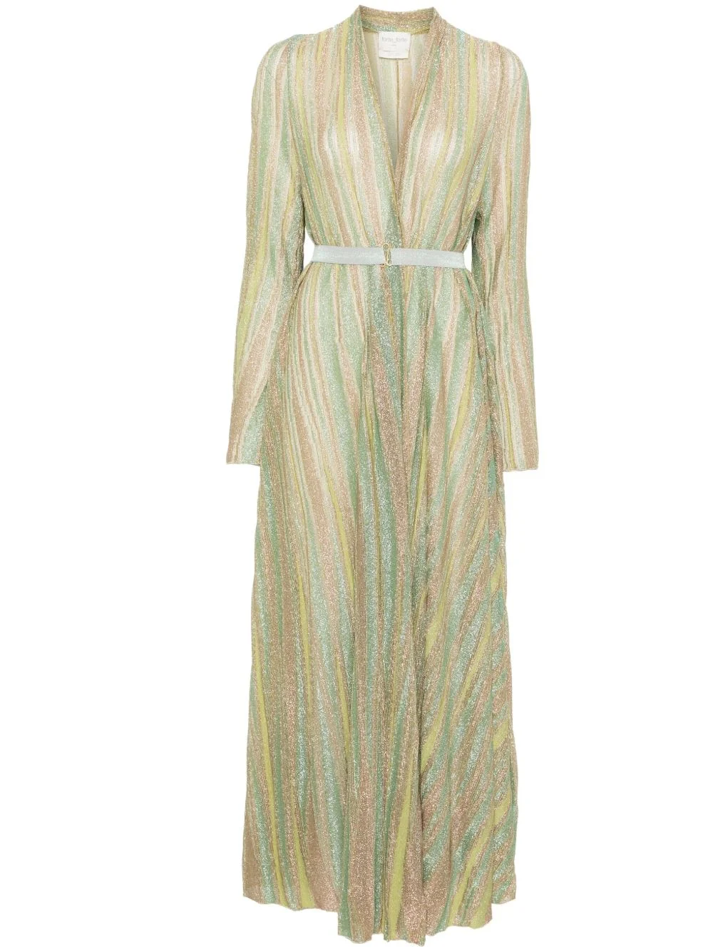 lurex midi dress - 1