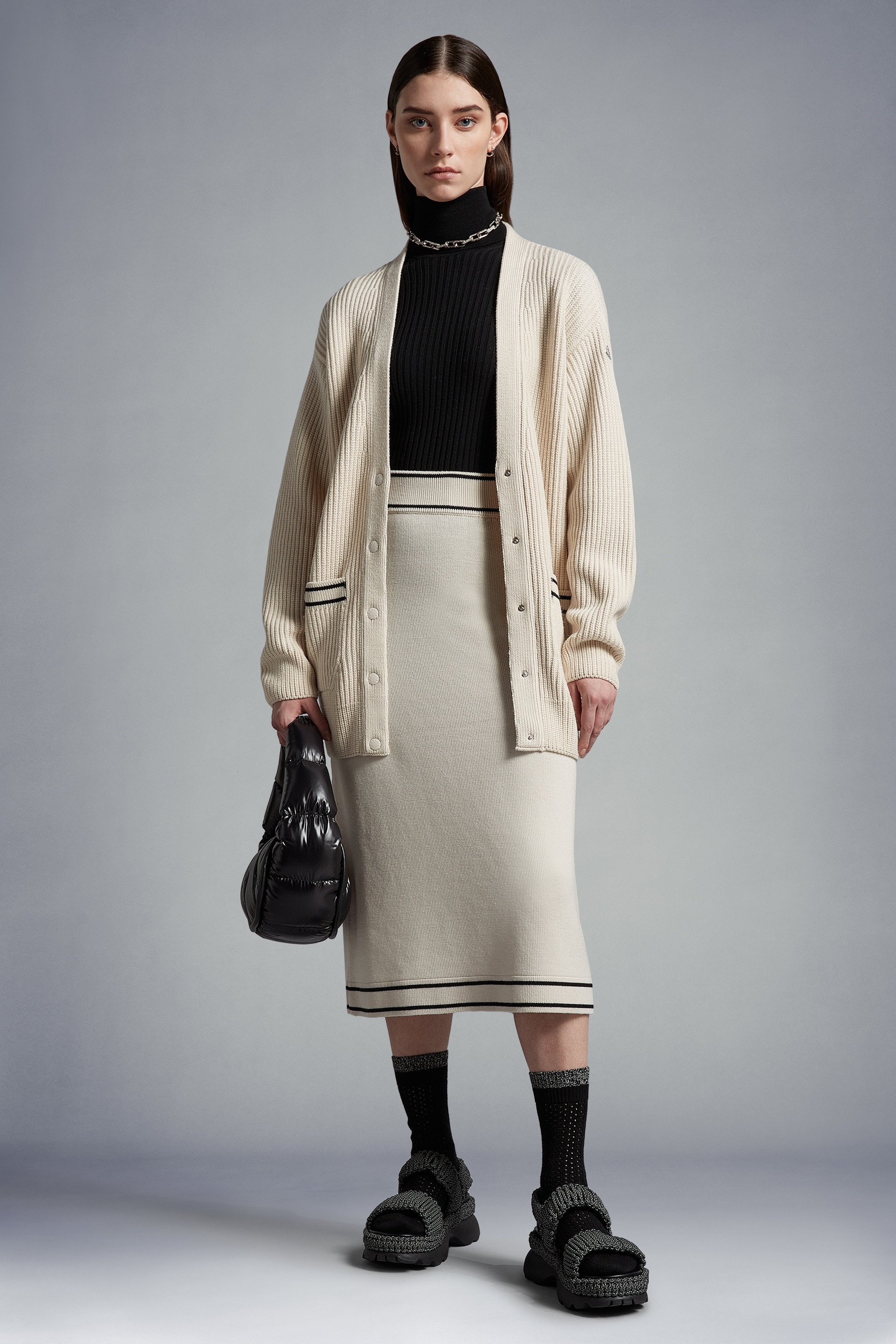 Wool Midi Skirt - 2