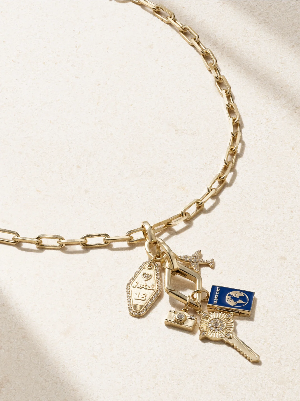 14-karat Gold, Enamel And Diamond Necklace - 1