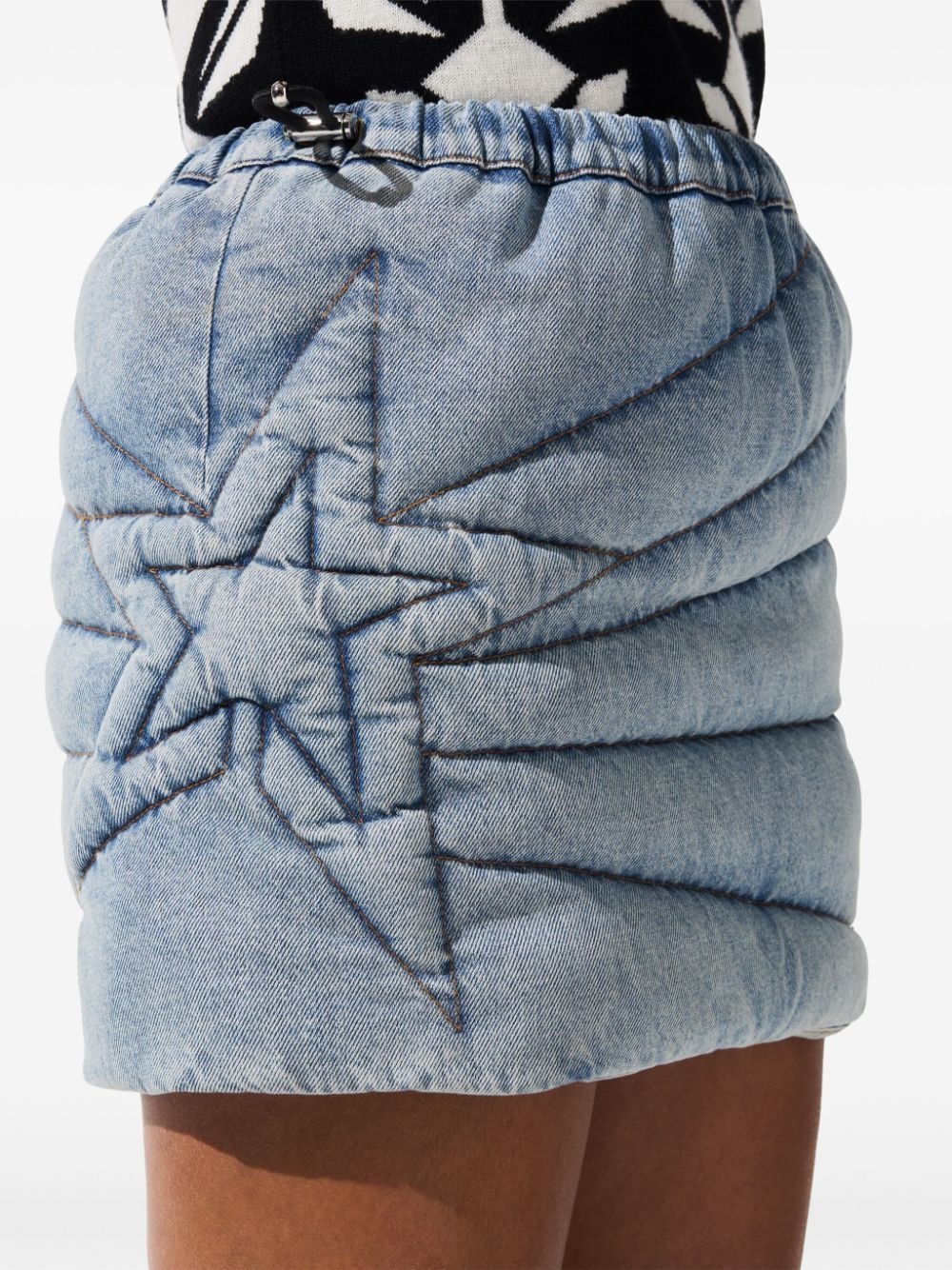 quilted mini skirt - 5