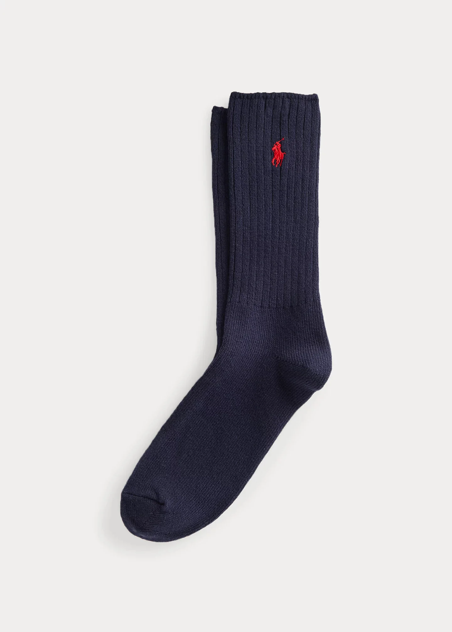 Signature Pony Cotton-Blend Crew Socks - 1