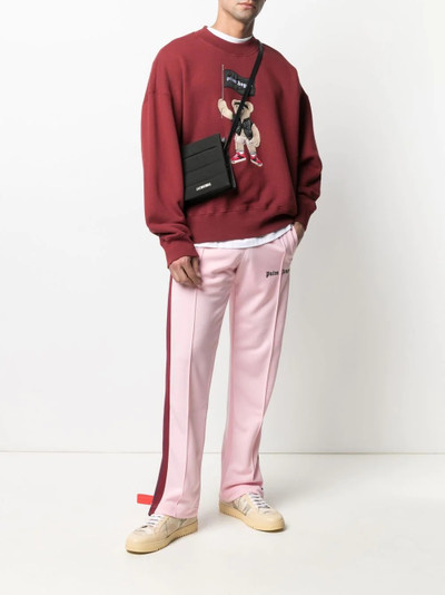 Palm Angels logo-print leg track pants outlook