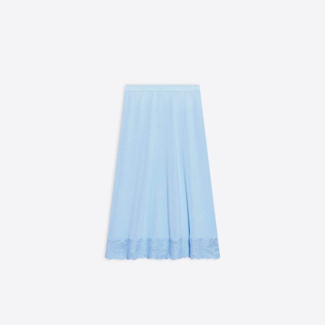 Women's Slip Skirt in Indigo - 2