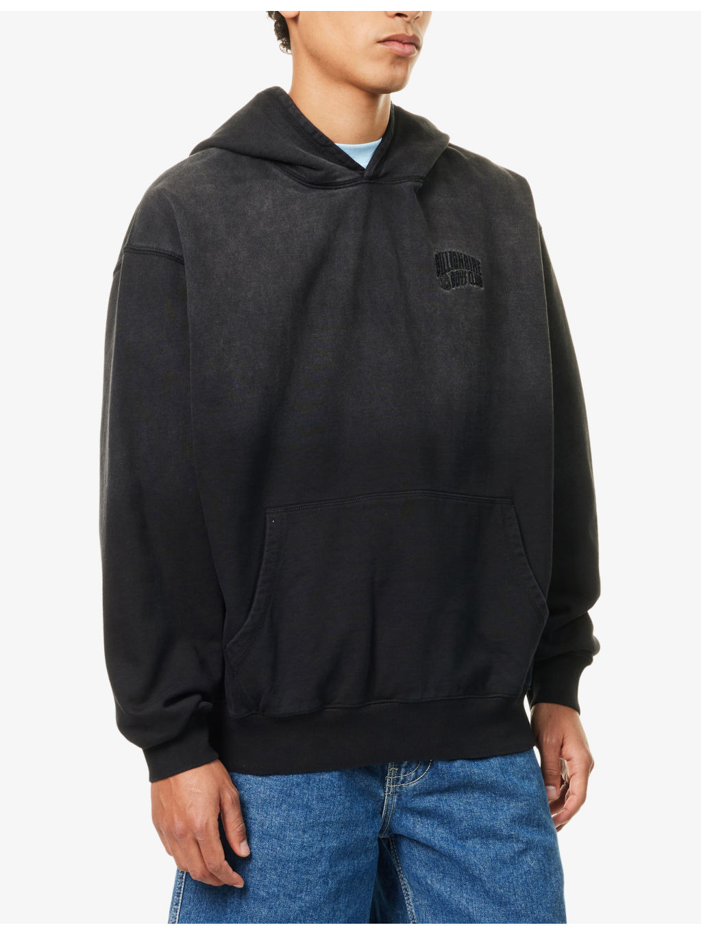 Oversized Arch Logo Popover Cotton-Jersey Hoody - 3