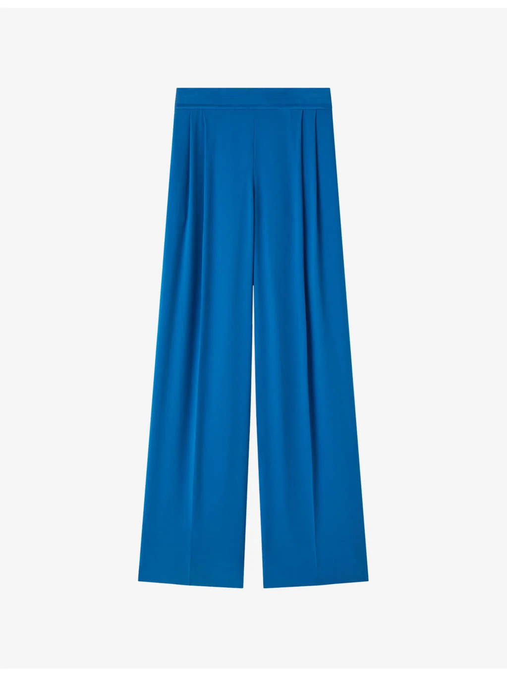 Cara Elasticated-Waist Crepe Trousers - 1