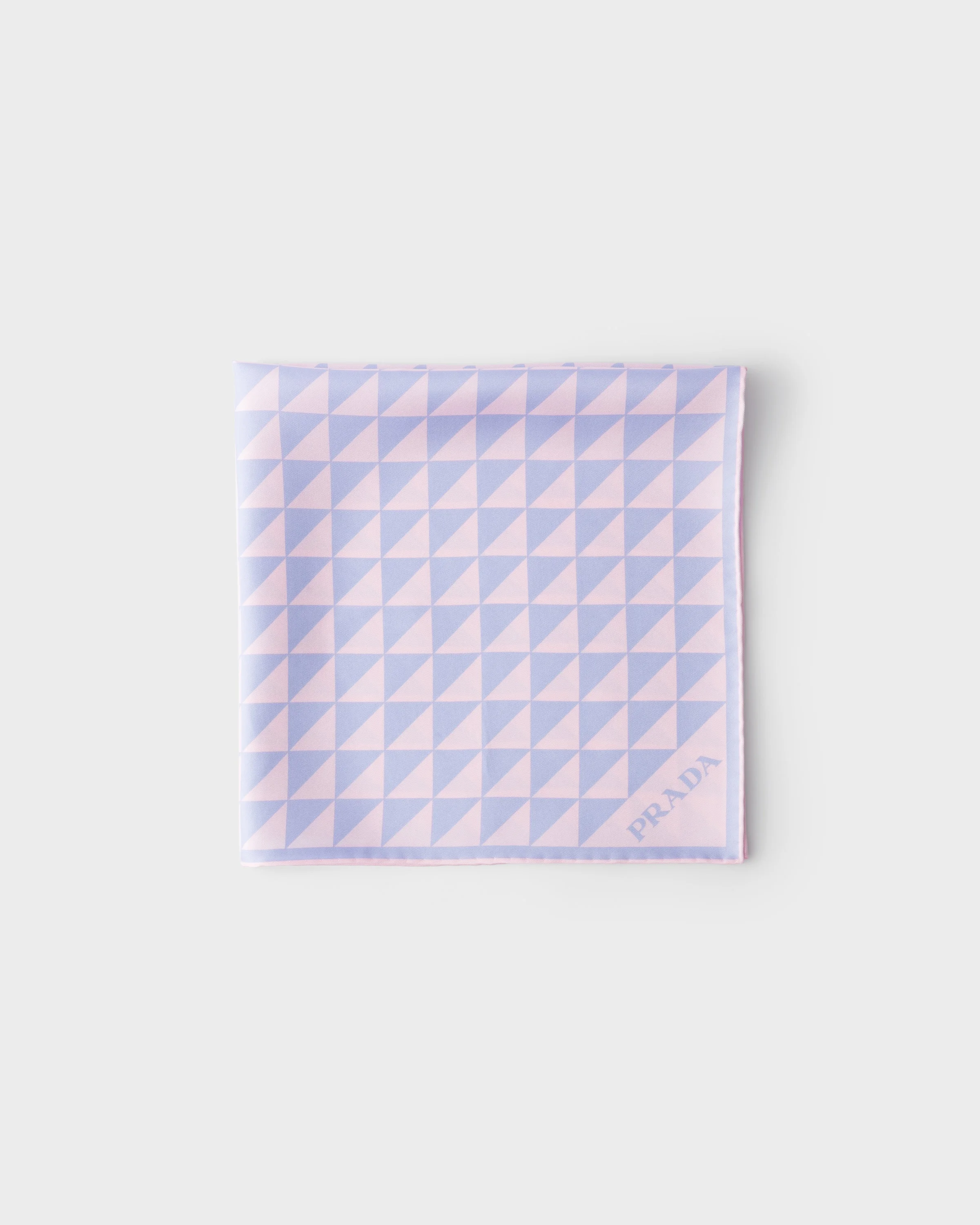 Printed silk twill scarf 55x55 - 1