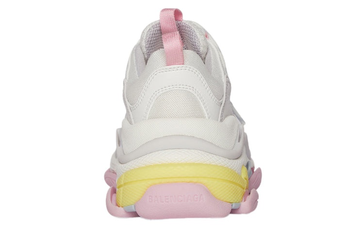 (WMNS) Balenciaga Triple S 'White Yellow' 524039W2FW47541 - 5