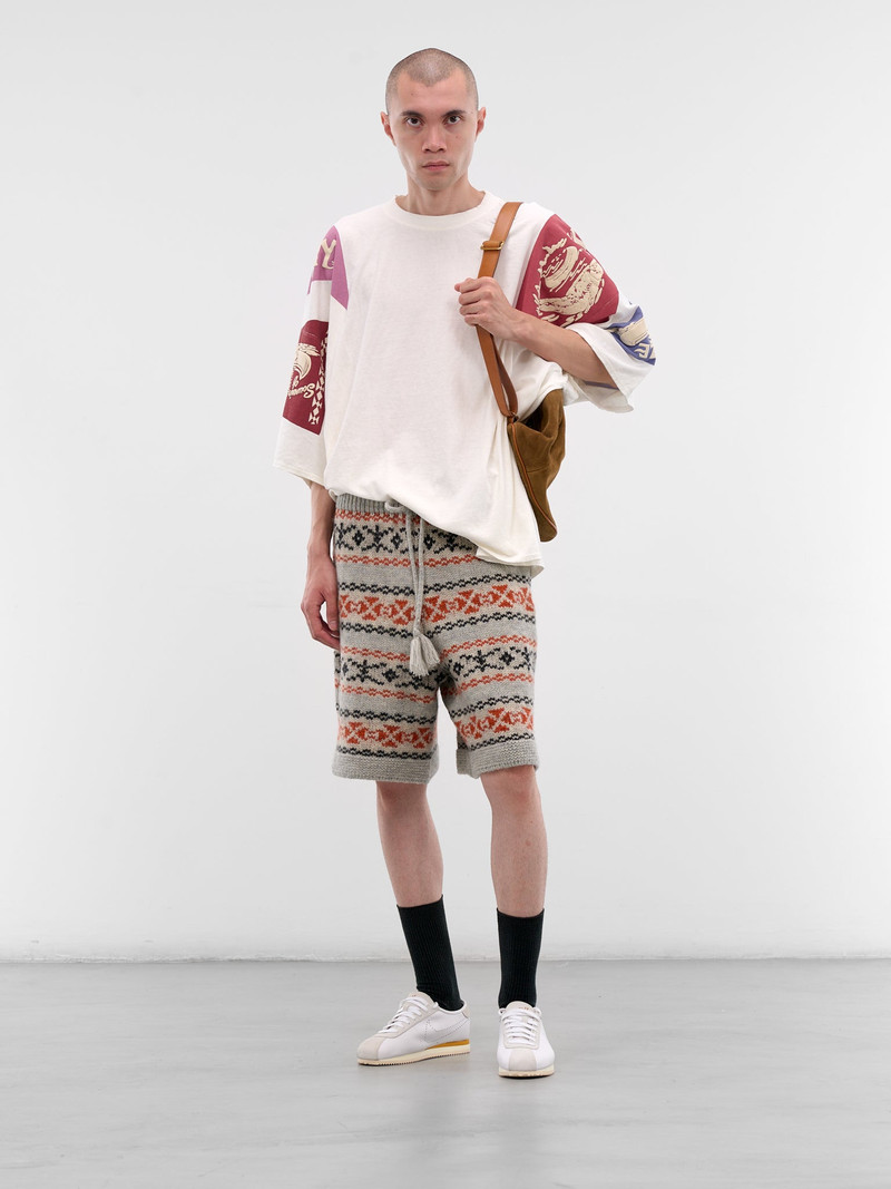 Kapital Fair Isle Wool Knit Shorts outlook