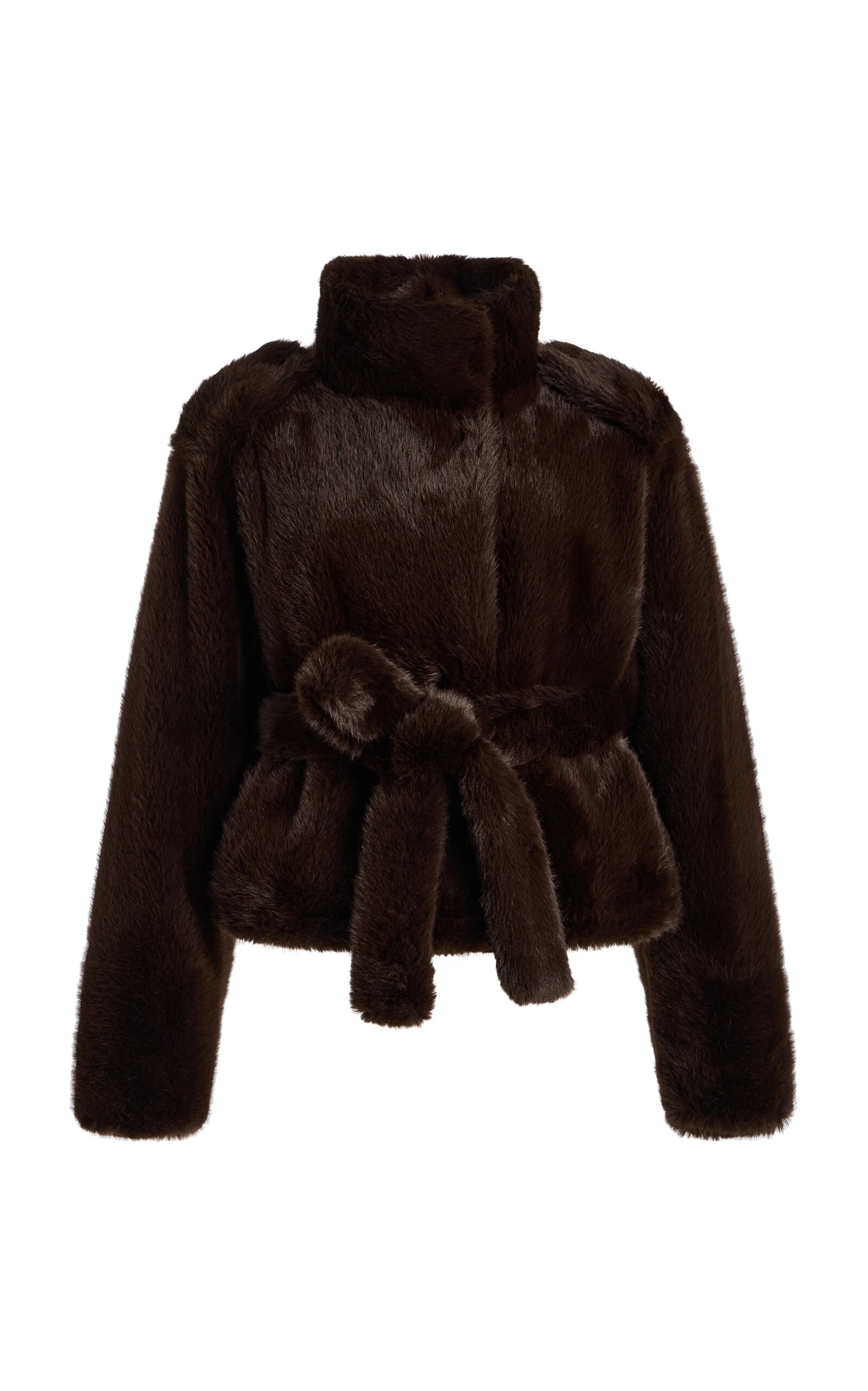 Hunter Faux Fur Jacket brown - 1