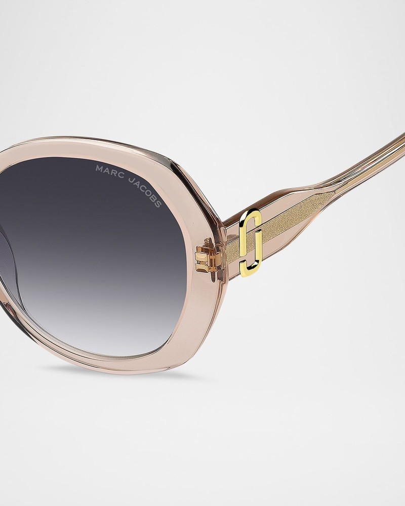 Marc Jacobs Acetate Oval Sunglasses outlook