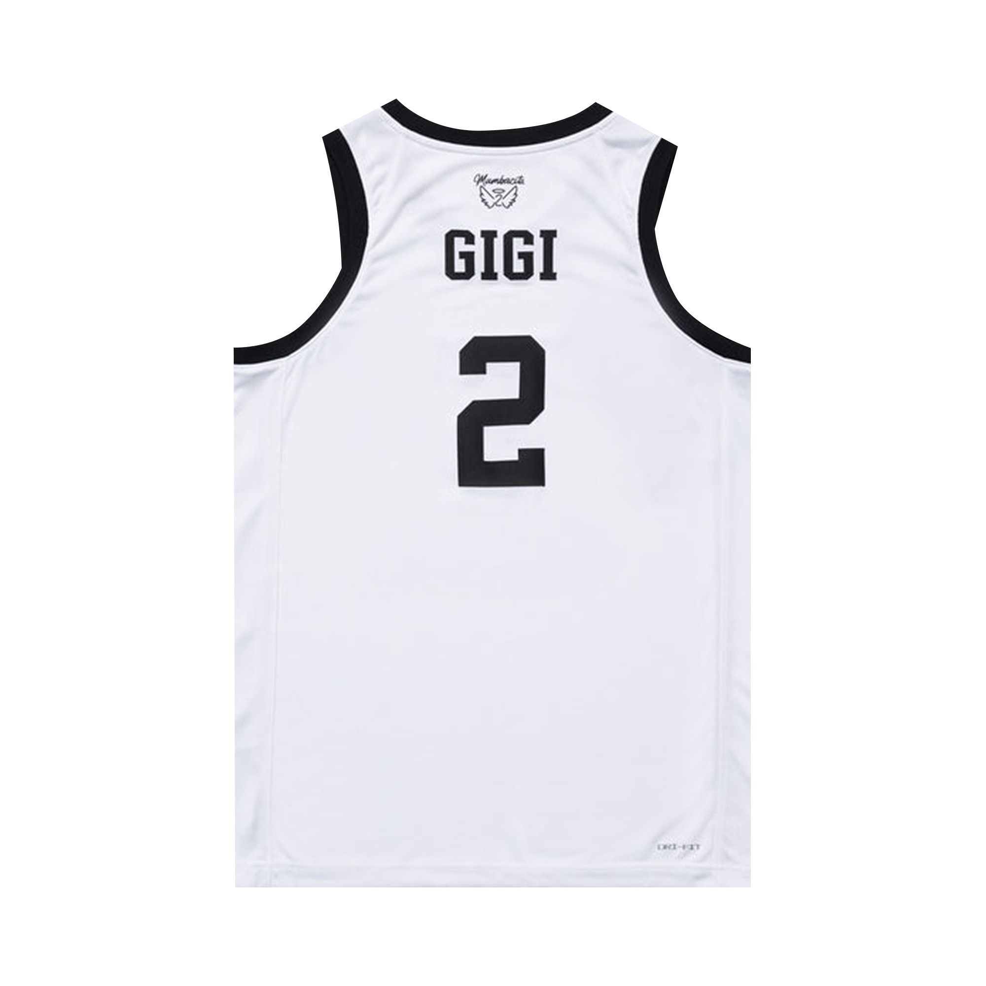 Nike Gigi Bryant Mambacita Basketball Jersey 'White/Black' - 2