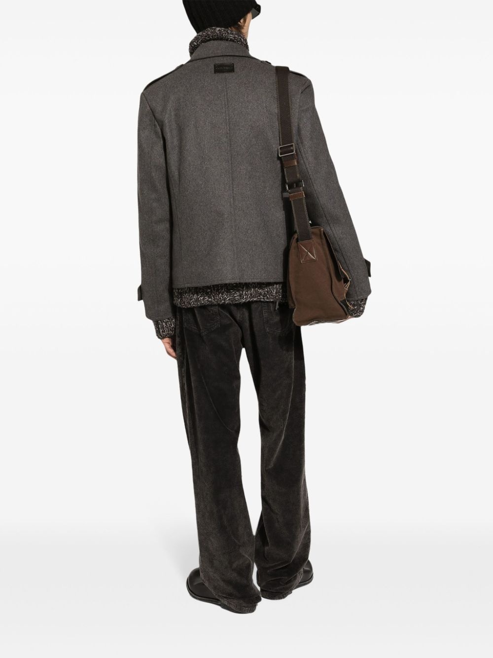 double-breasted peacoat - 4