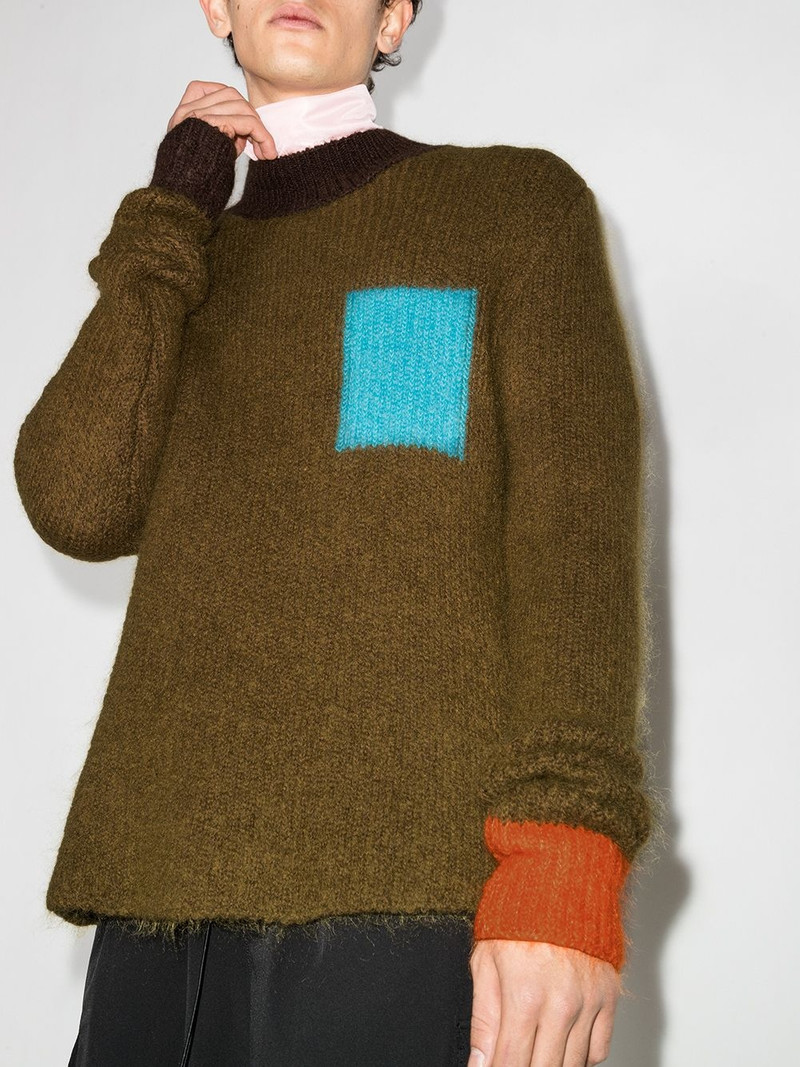 JACQUEMUS colourblock ribbed jumper outlook
