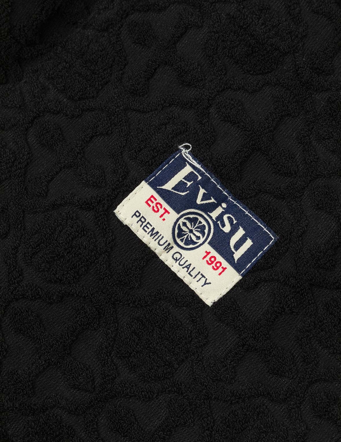 Allover Kamon Jacquard Relax Fit Sweatpants - 9
