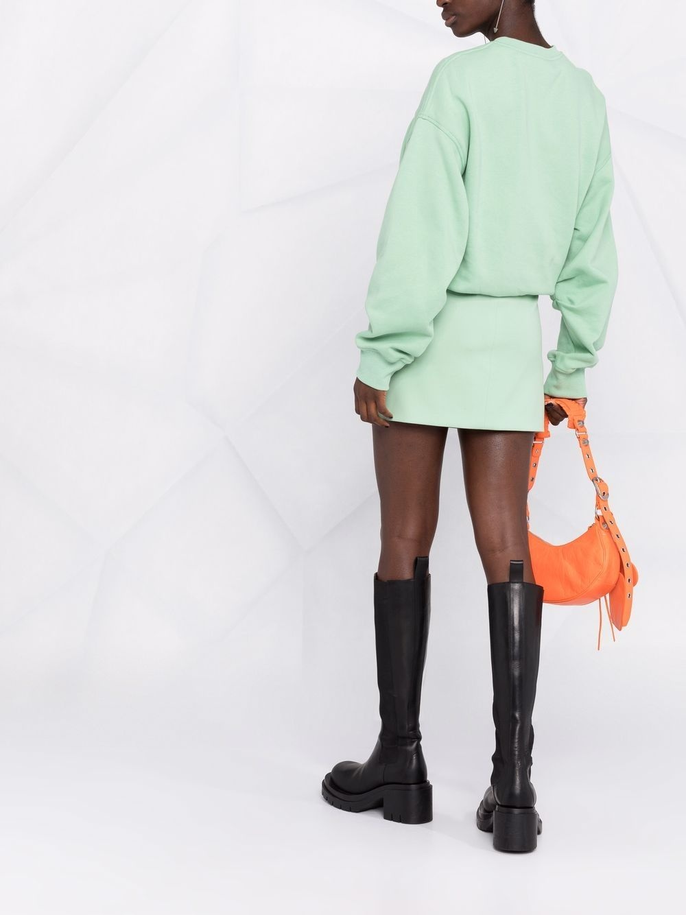 drop-shoulder silhouette sweatshirt - 6